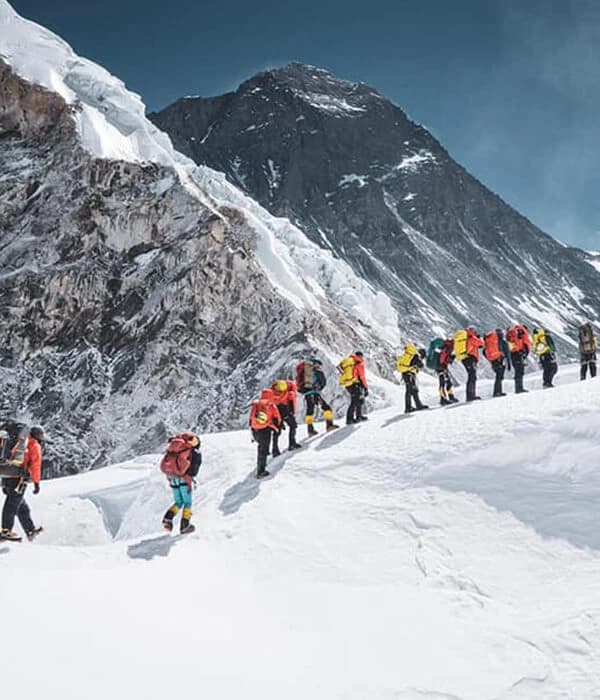 Climbing Mt. Everest
