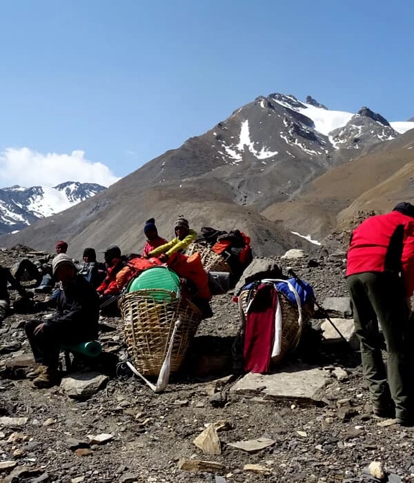 Wildernesss Excursion camping trek crew