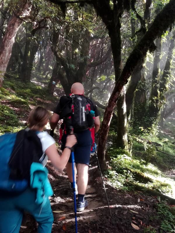 Trekking in less traveled route Nepal