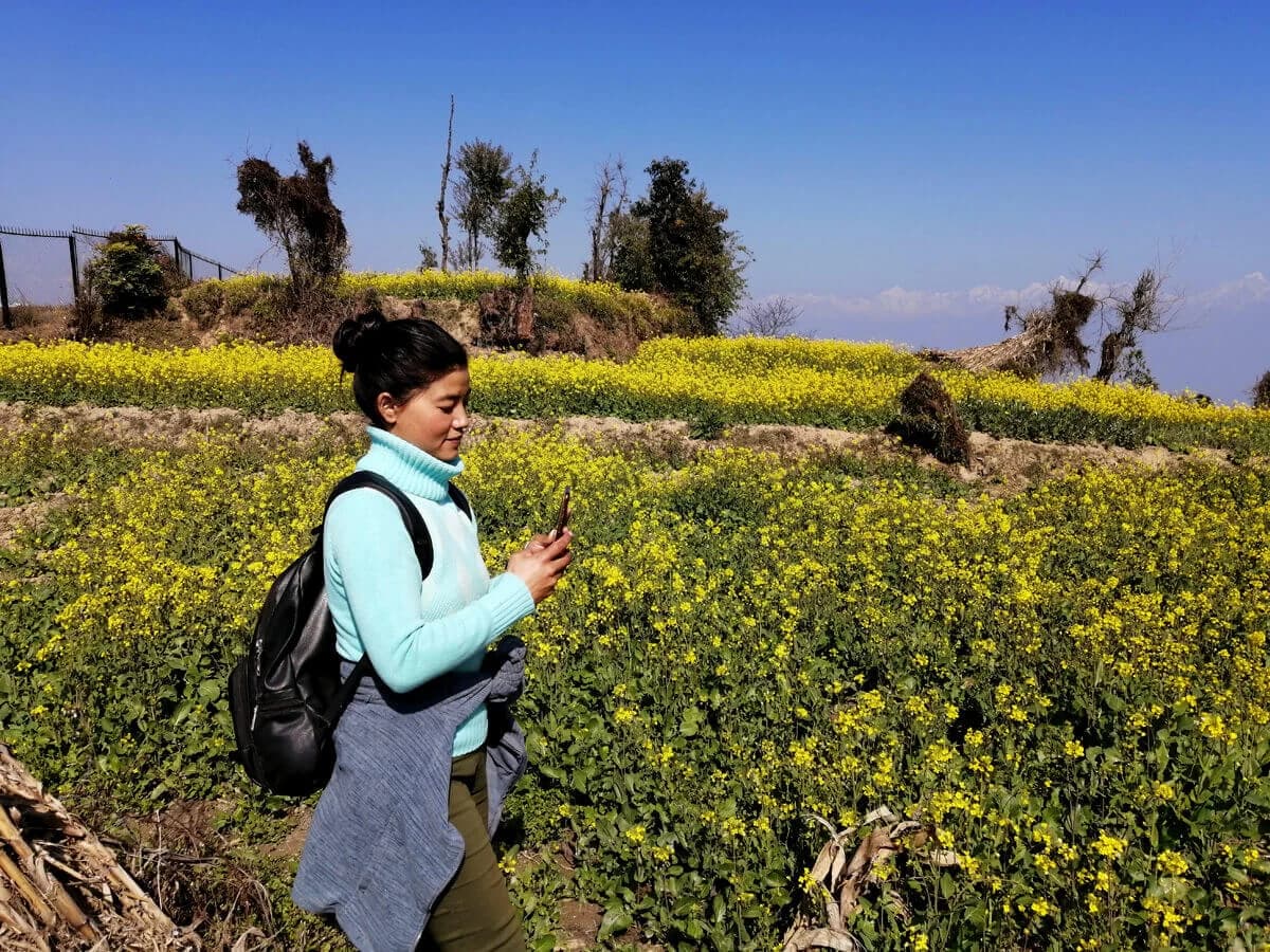 Hiking to Namo Buddha