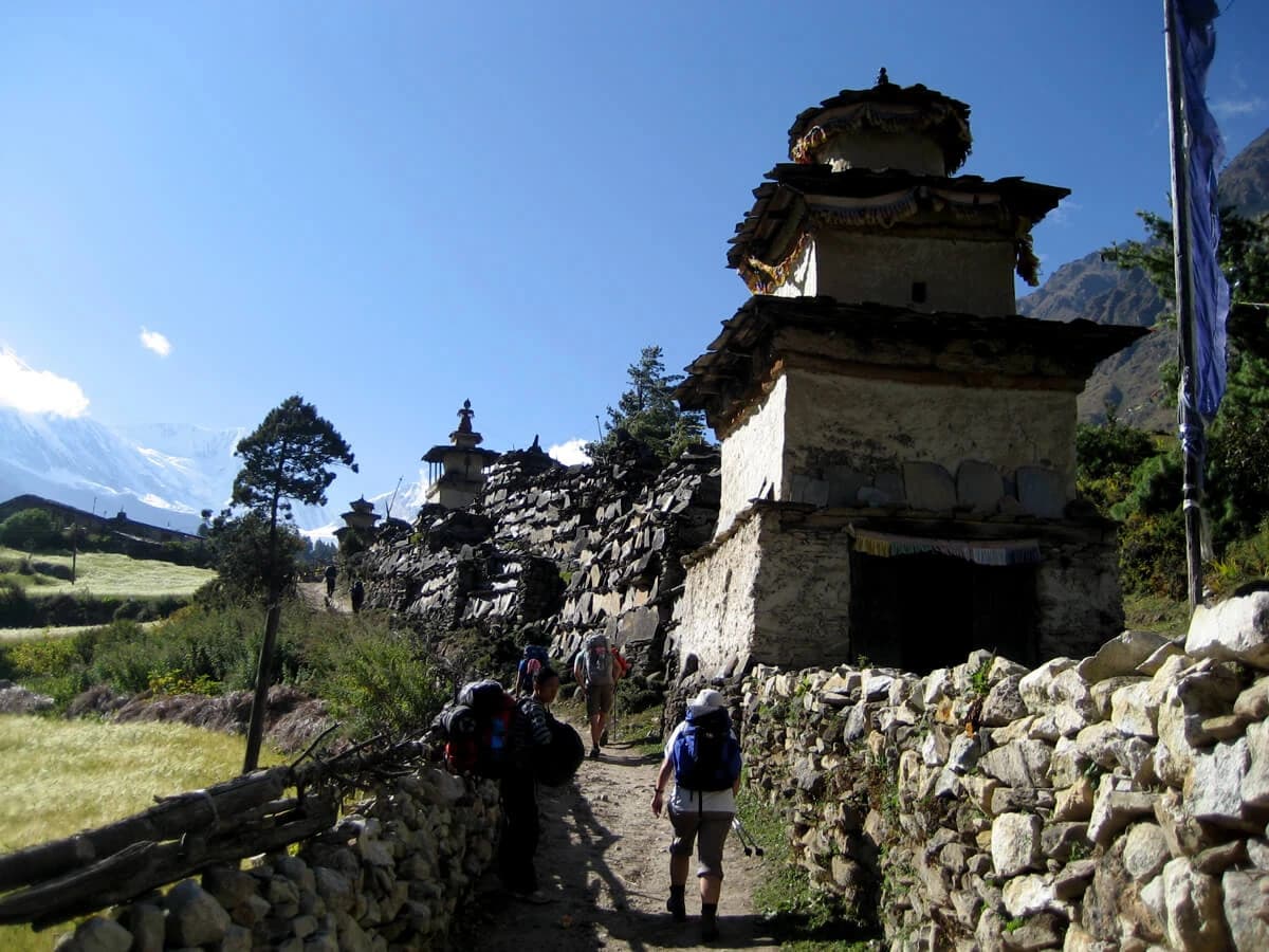 A shrine at Lho village
