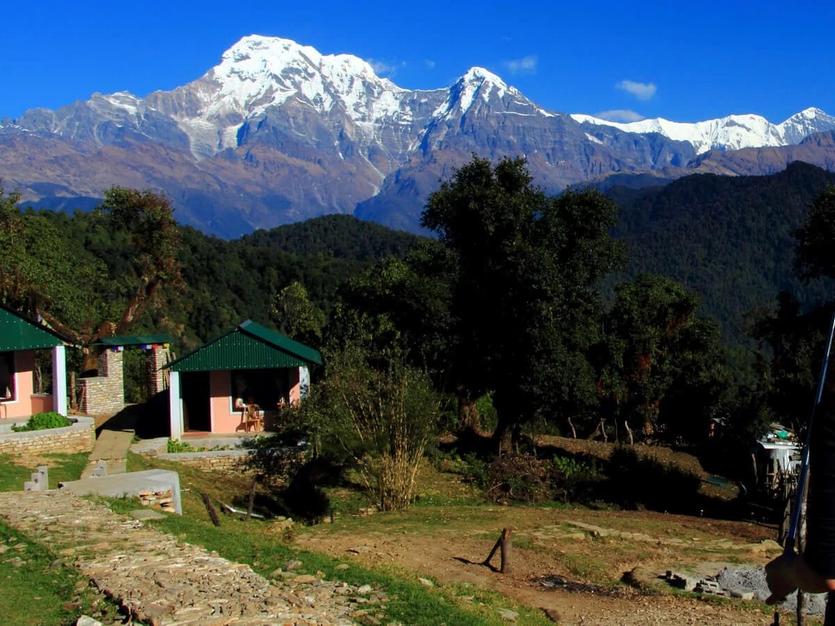 Annapurna South view from Australian camp