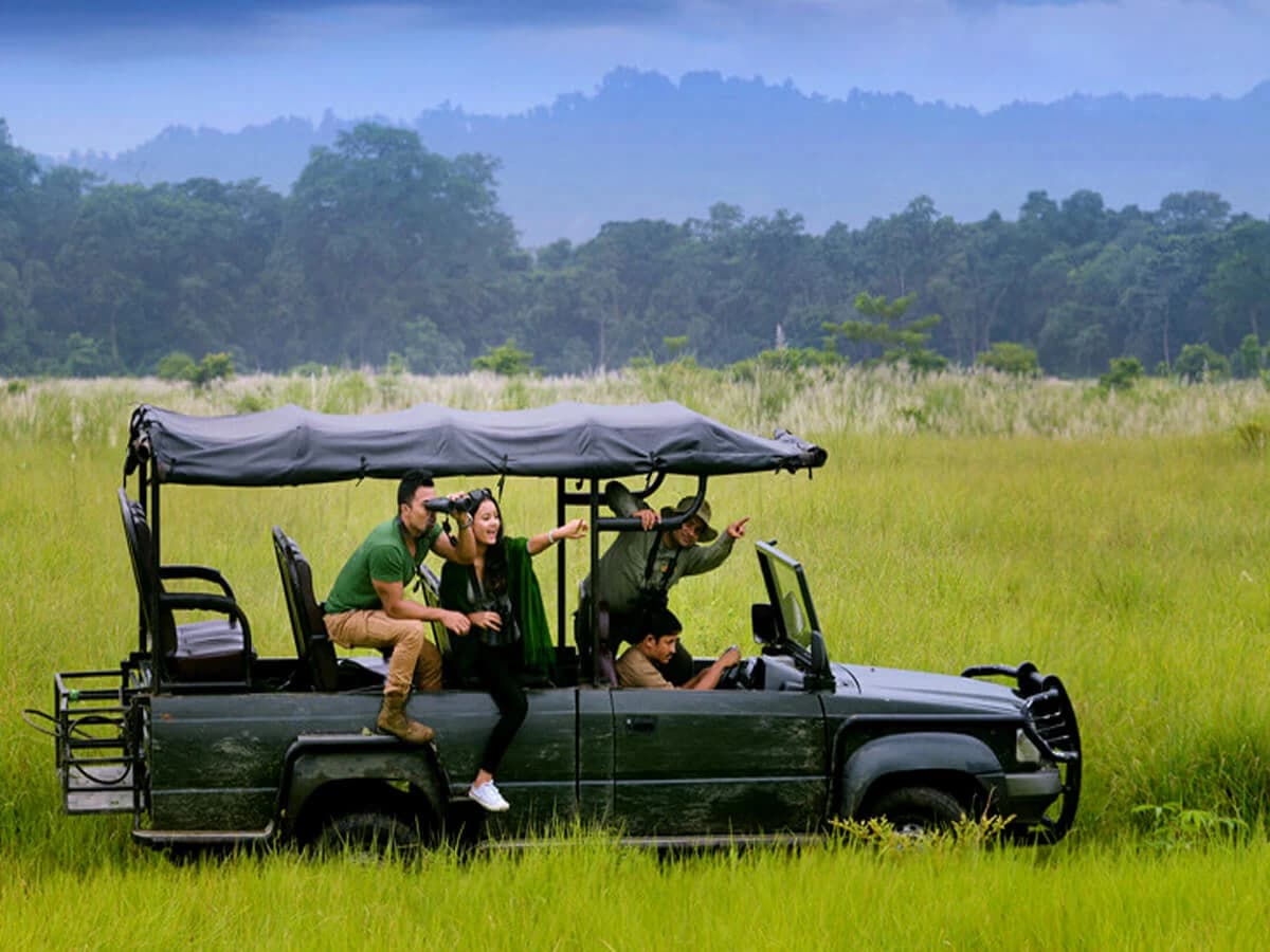 Jeep safari Chitwan