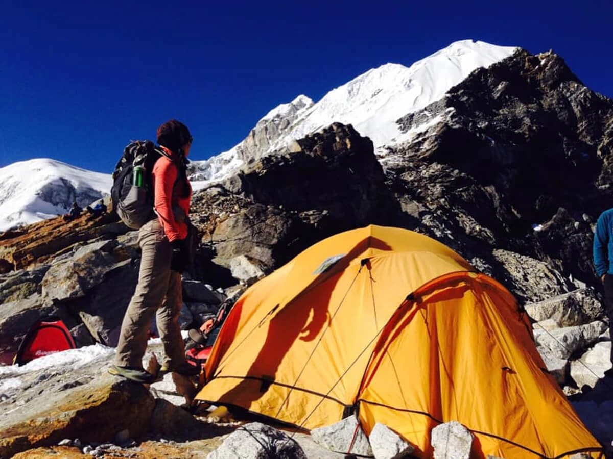 Camp at Lobuche Peak High Camp