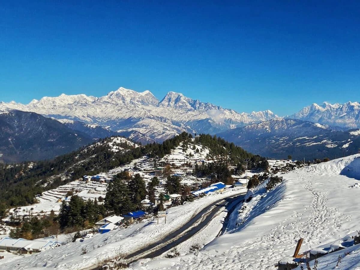 Winter trek in lower Everest Trek