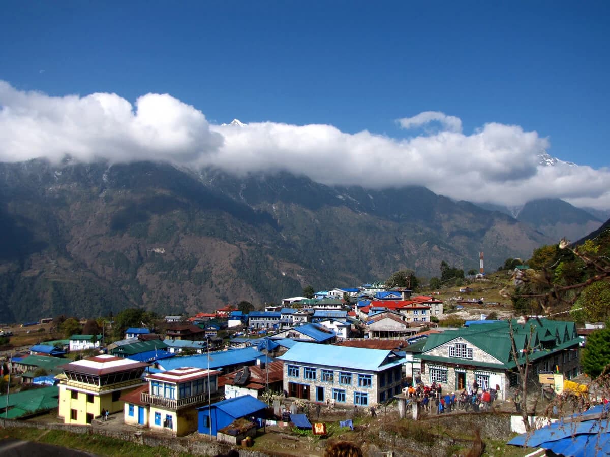 Lukla, the mounain town