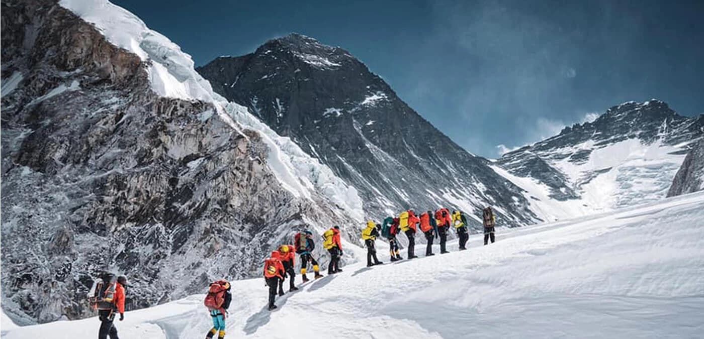 Climbing Moun Everest