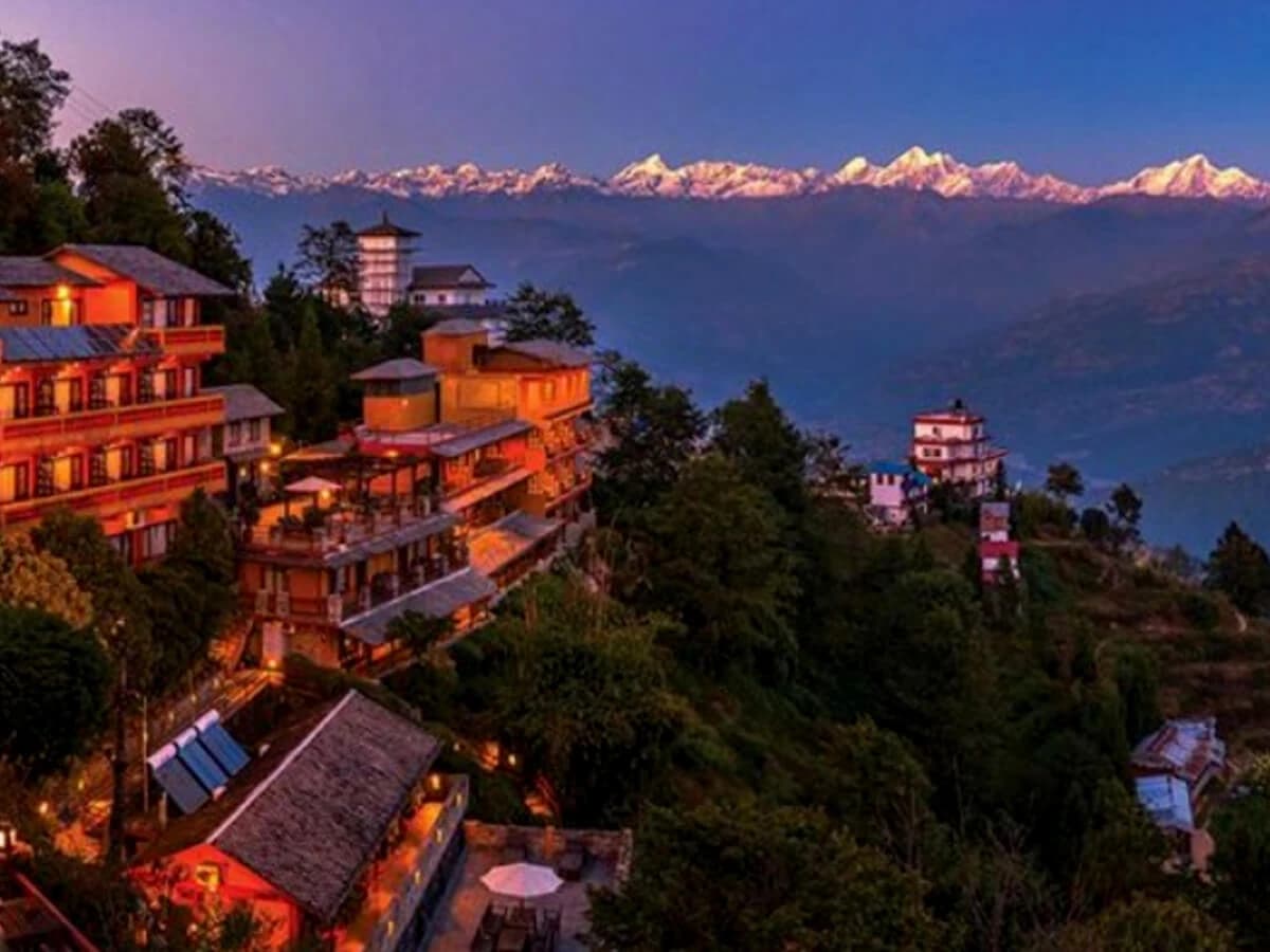 Sunset view from Nagarkot