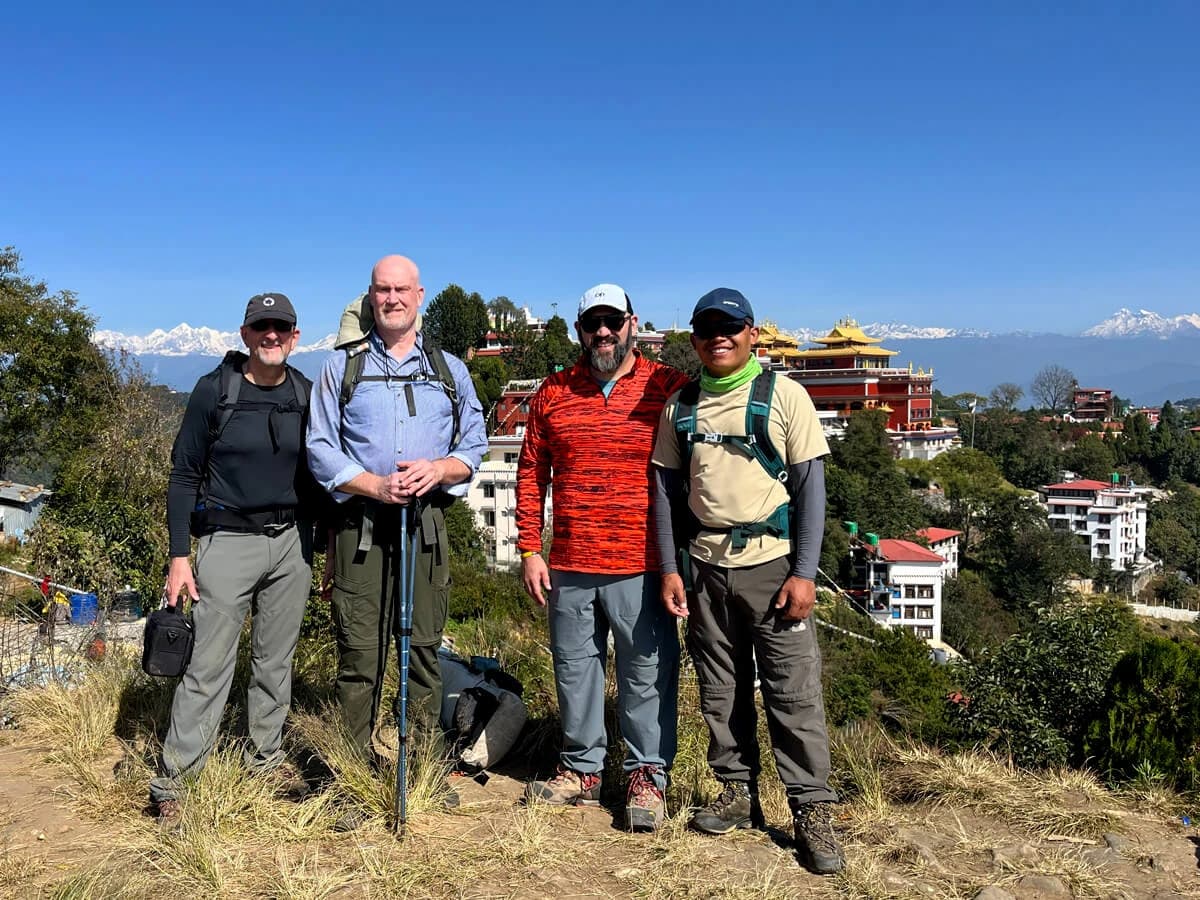 Visitoers at Namo Buddha , Photo time