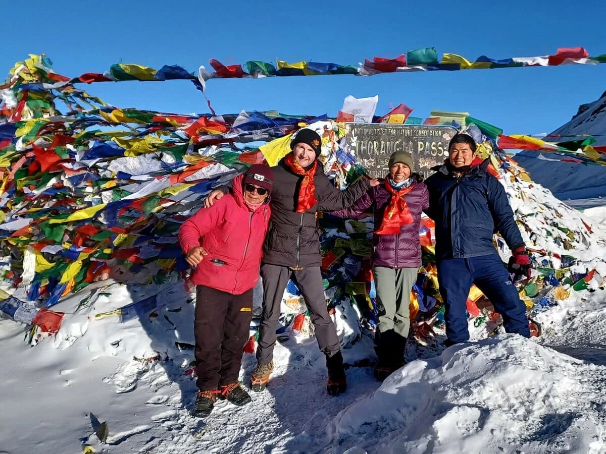 Our guide at Thorongla