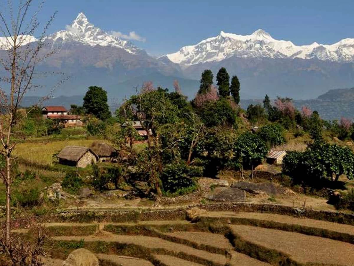 View from Panchase trek to the north