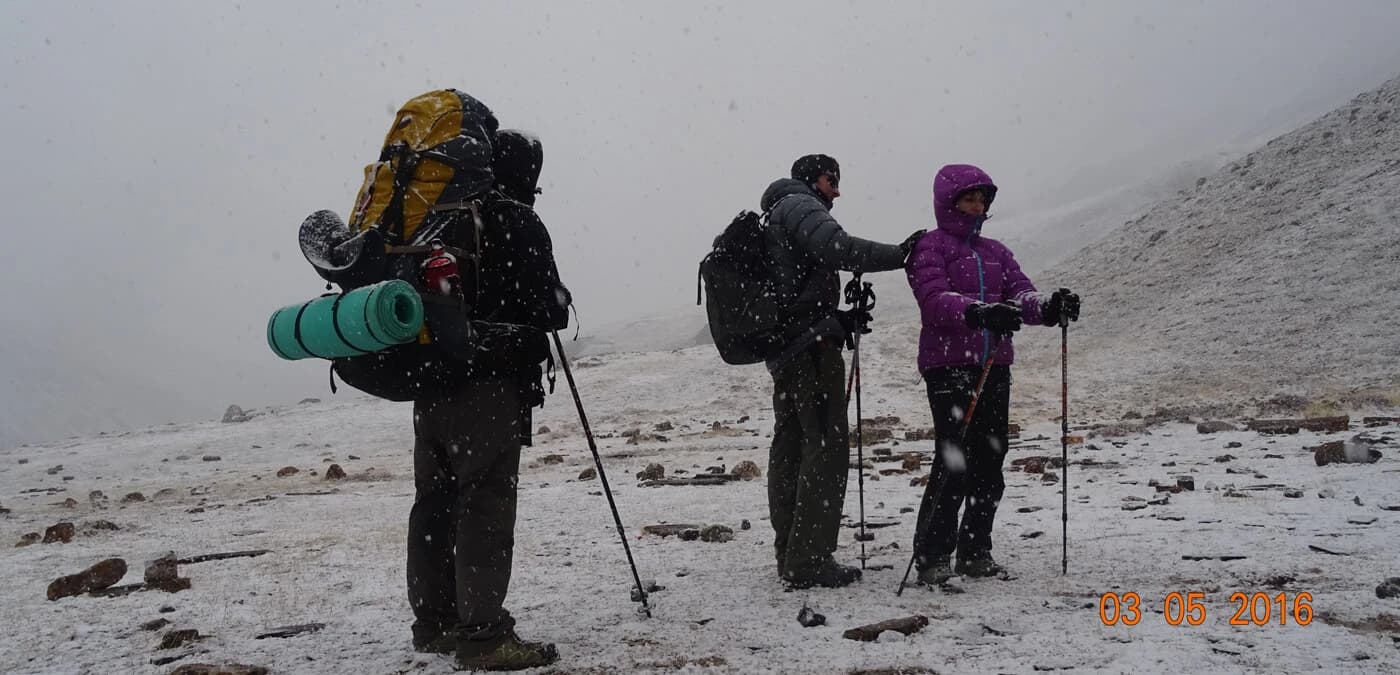 Trekking in Teri La Pass