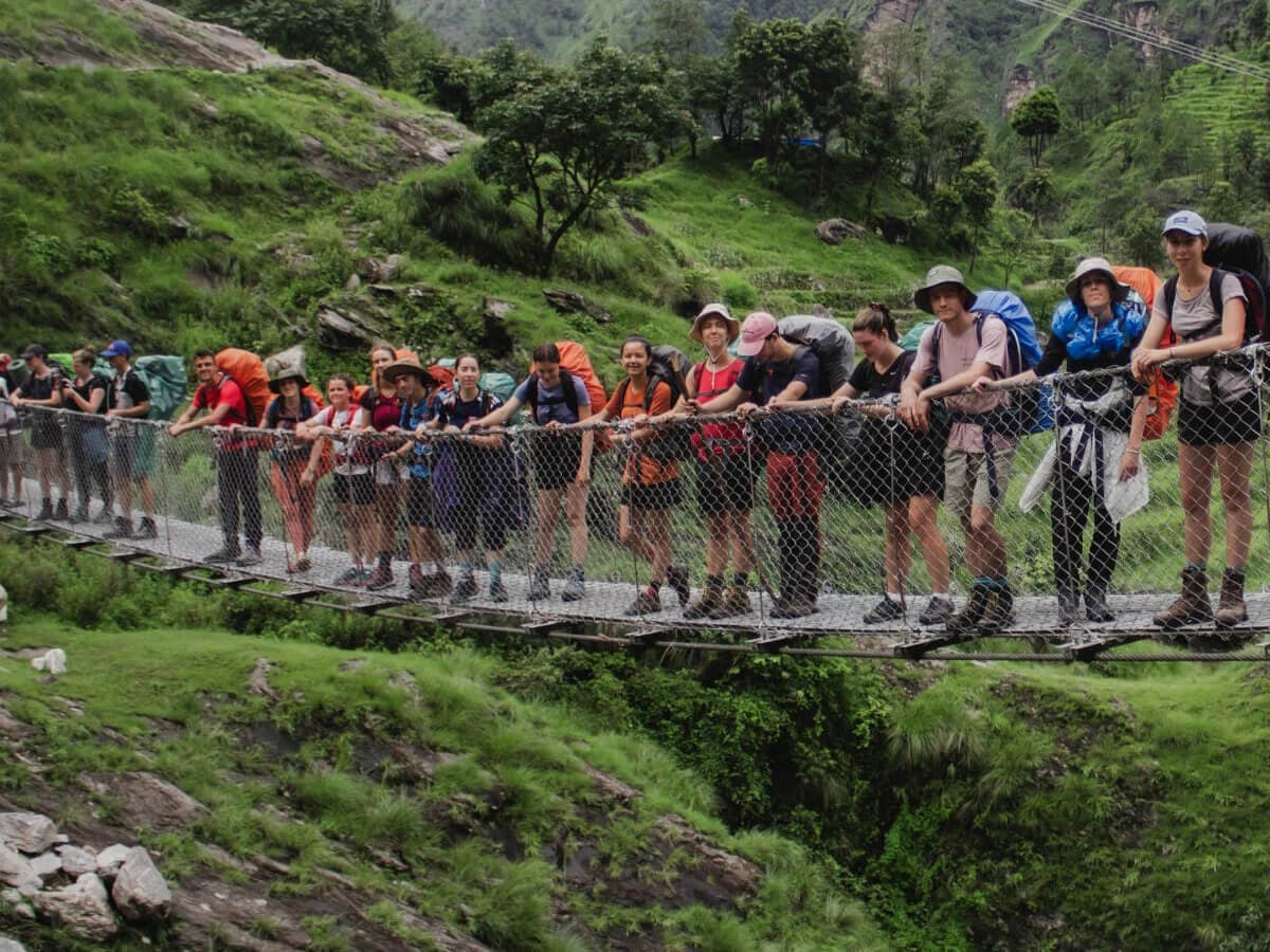 Neapl trek; students group