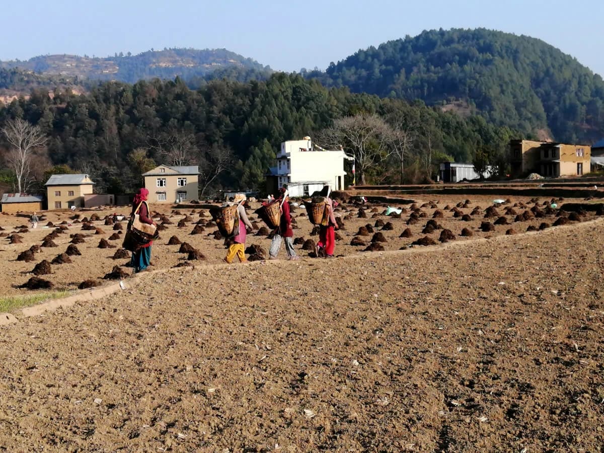 The rural life iof villagers in Balthali