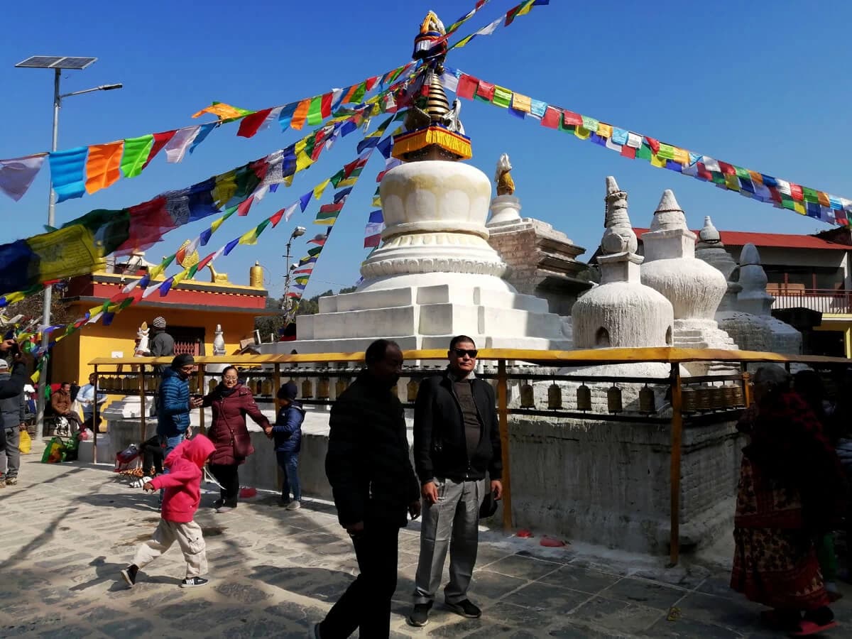 The sacred site of Namo Buddha