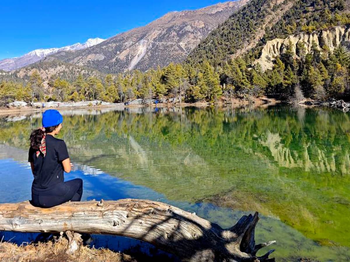 Titi Lake in lower mustang