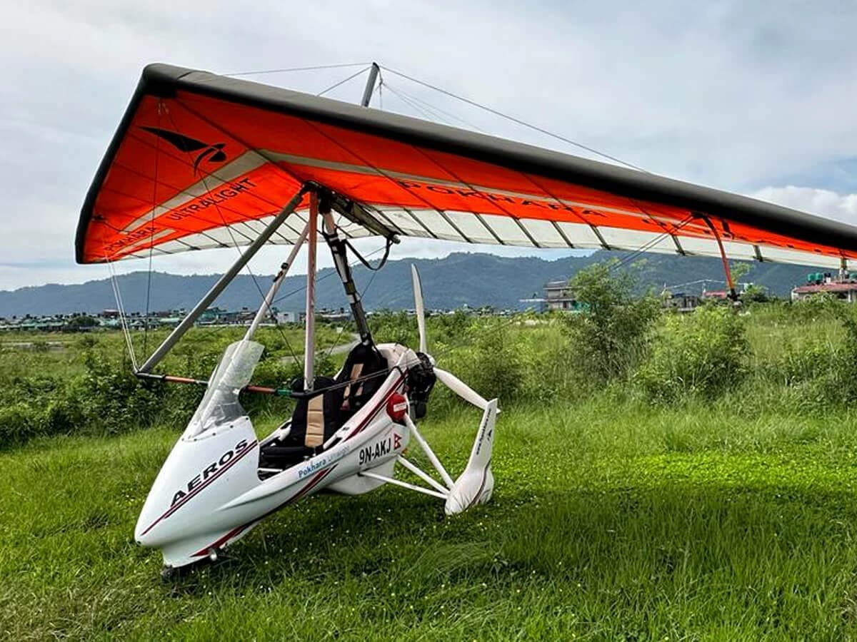Ultralight air craft in Nepal