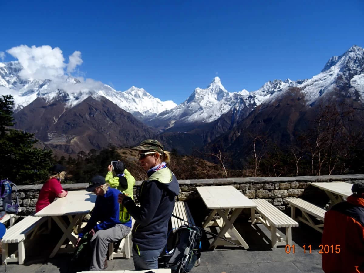 View from Everest view hotel