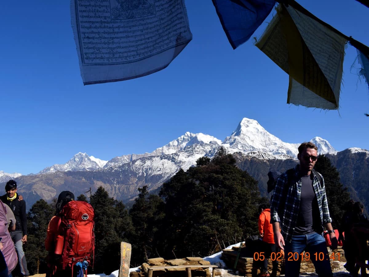 Annapurna South view from Gurung Hill