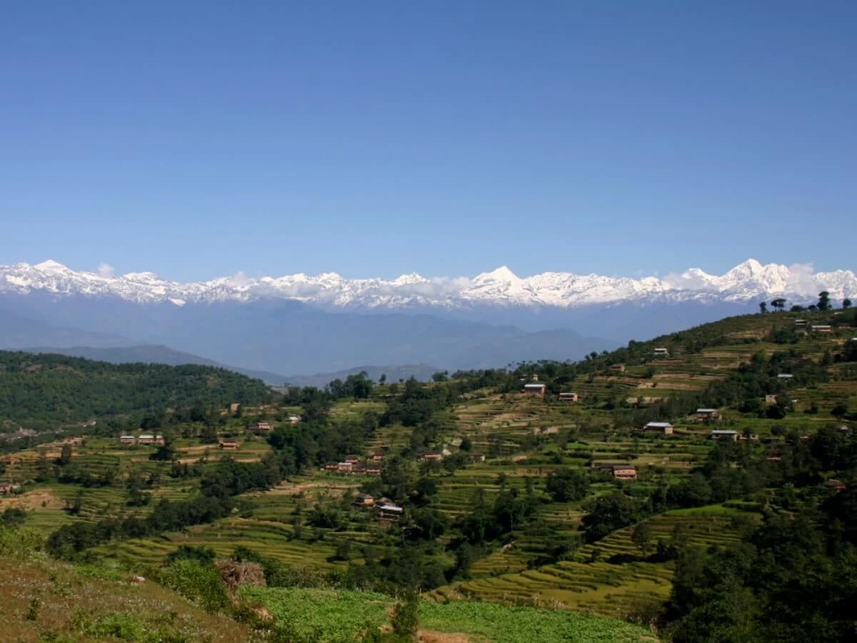 View from Ranikot Balthali Hike