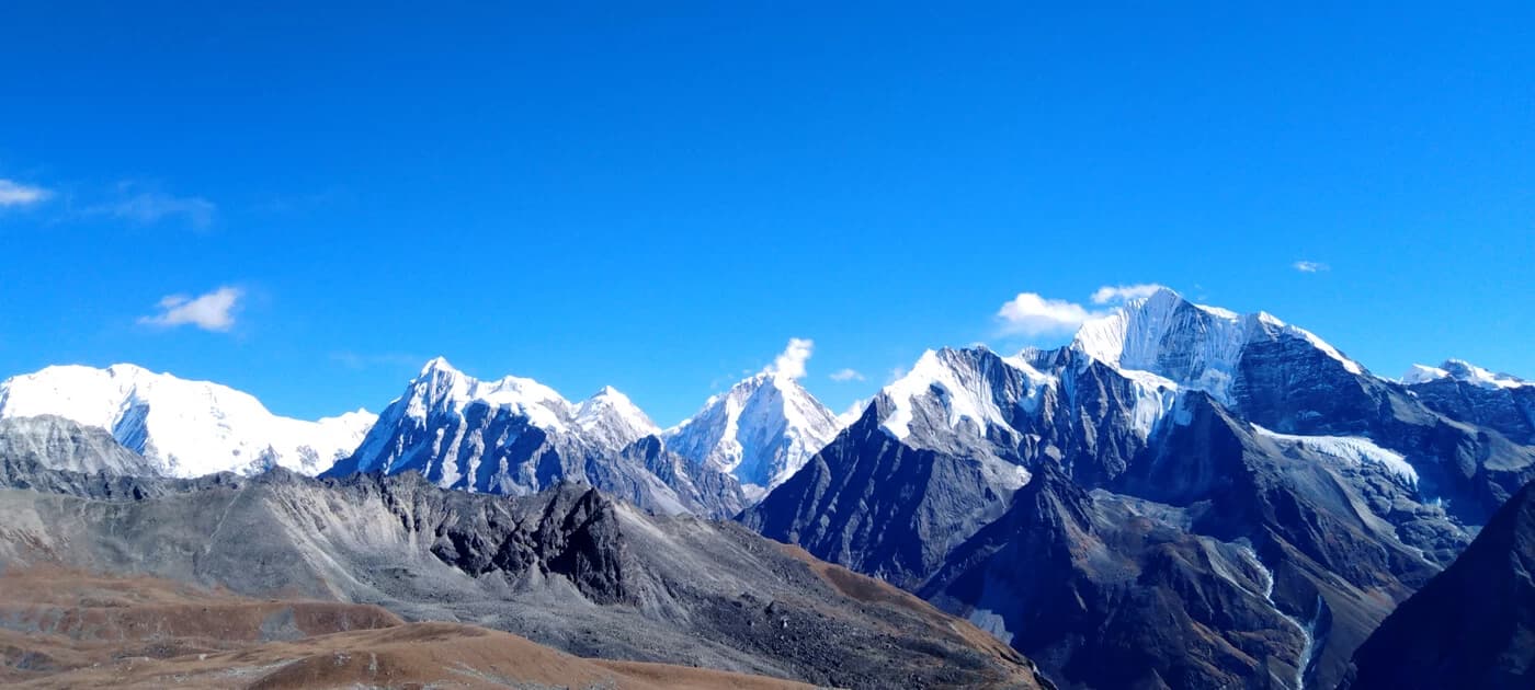 View from Tsergo Ri in Langtang Trek