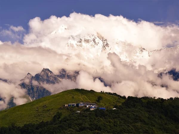 Bada danda camp from hill lodge