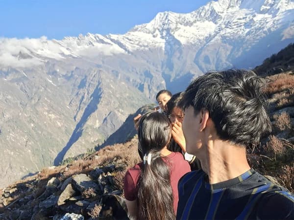 View from dobra danda