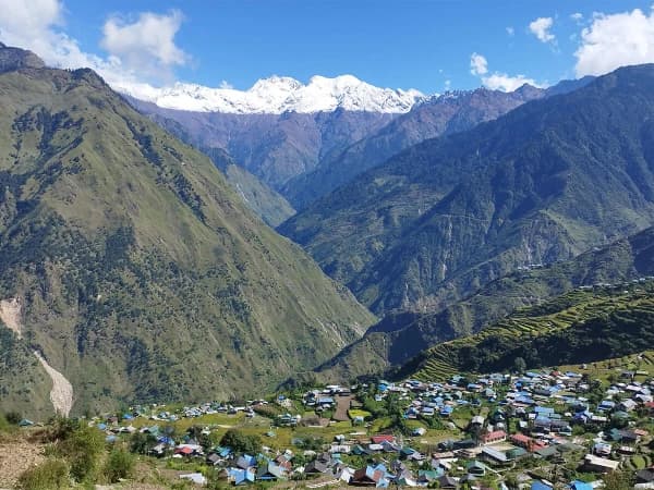 View of ganesh himal and sertung