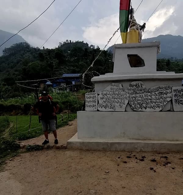 A buddhist mani at Simigaun