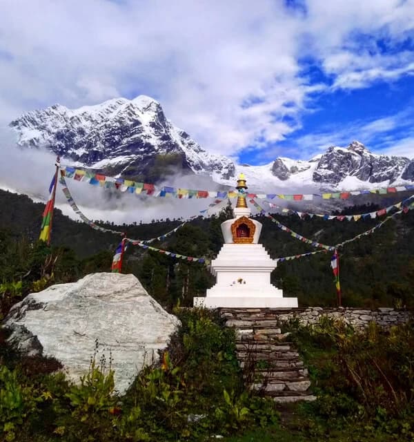 A memorial at Annapurna base camp