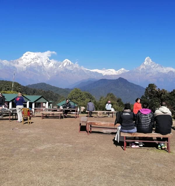 Australian camp hiking