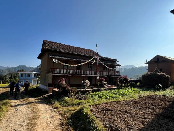 A Traditional Newari House At Balthali
