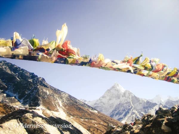 Fluttering Prayer Flags