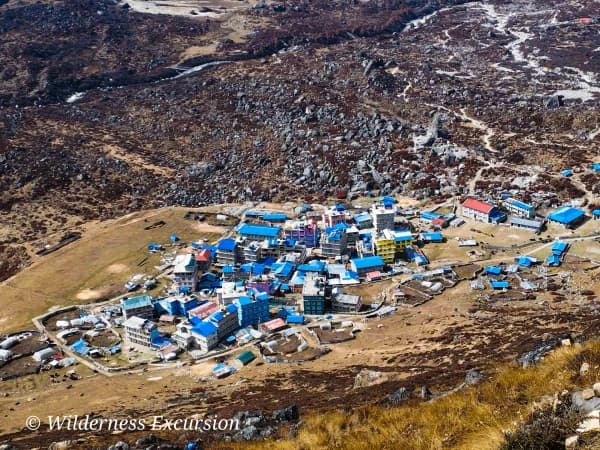 Kyanjin Gompa From Kyanjin Ri