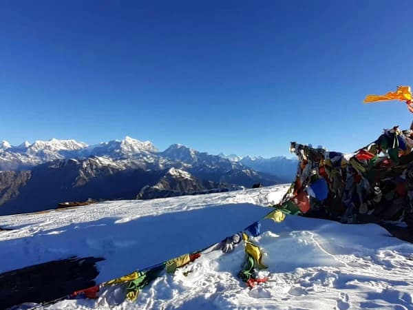 Pikey Peak Top In Winter