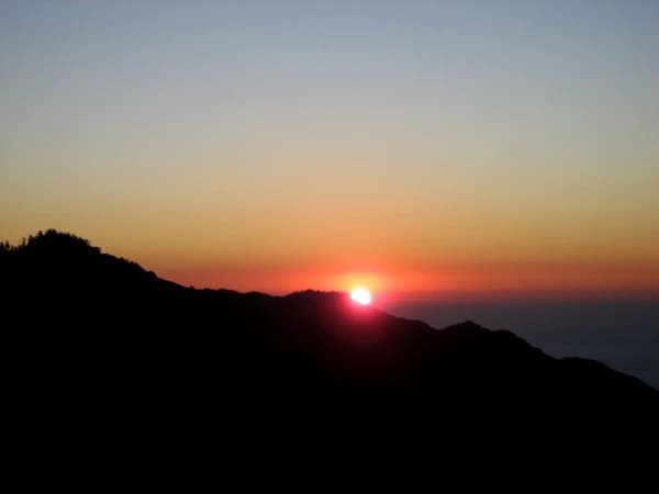 Sunrise View From Pothana On Mardi Himal Trek