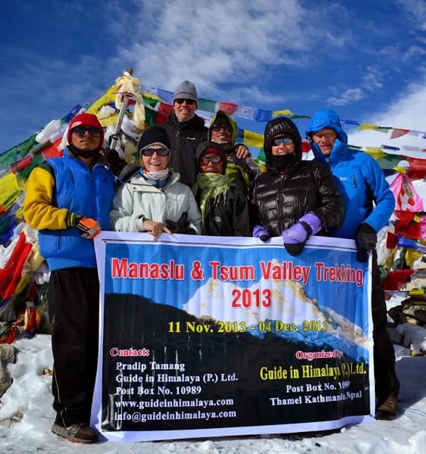 Manaslu and Tsum Valley Trek 2013