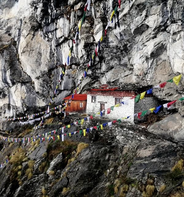 Guru Milarepa's cave in Lapchi Valley
