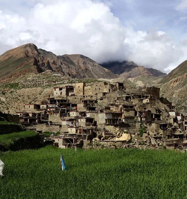 Phu village in summer time