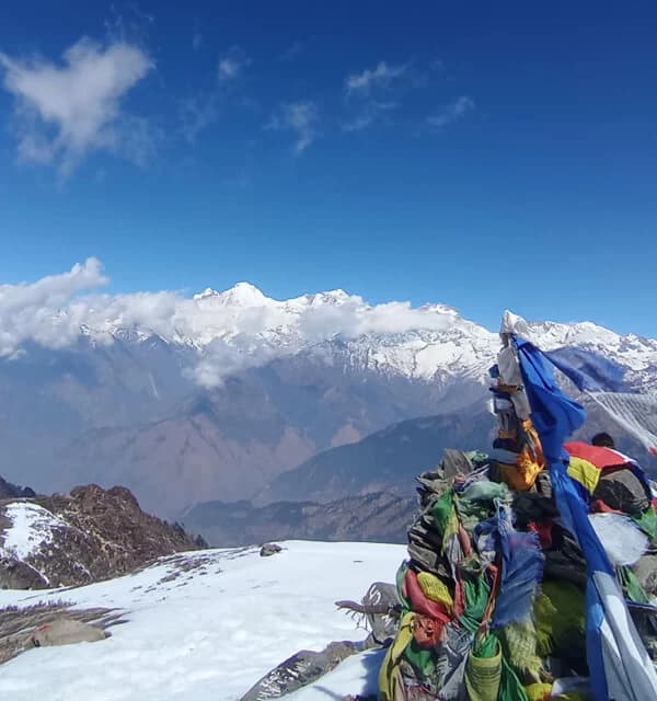 The summit of Singla Pass in Ruby Valley