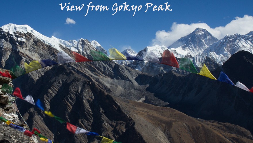 View from Gokyo Peak